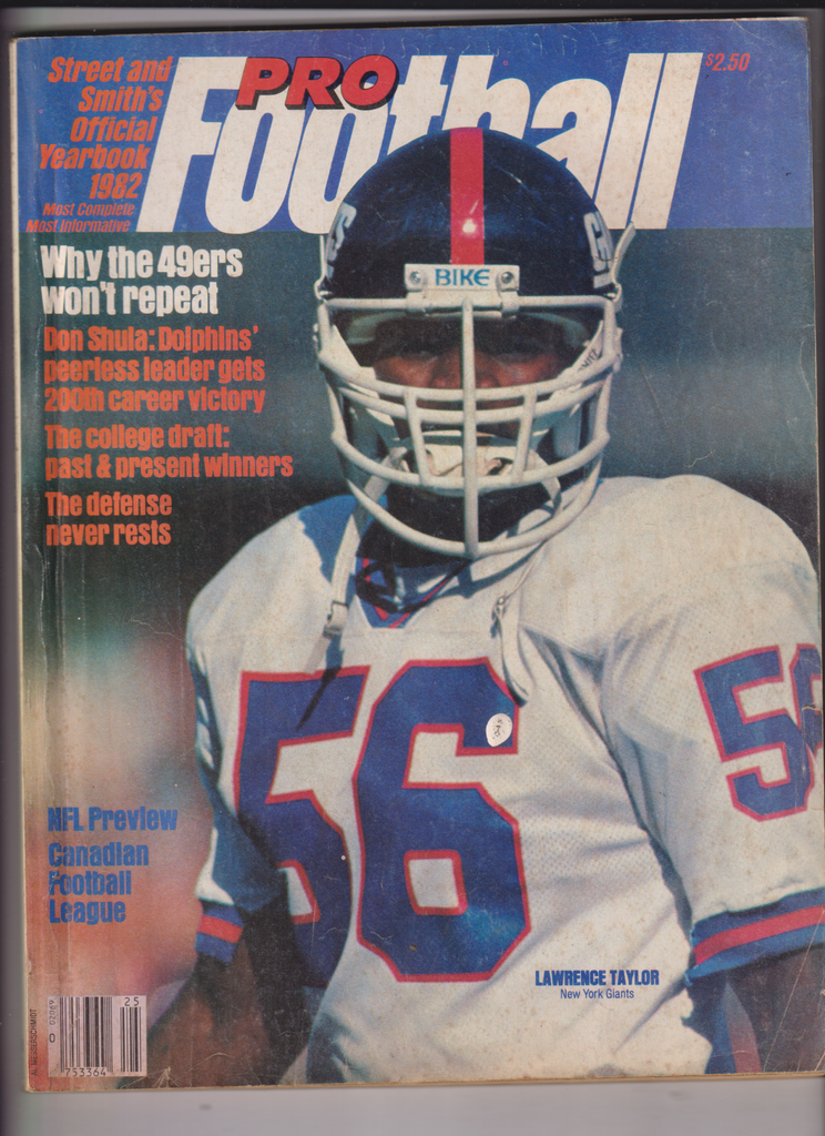 Street And Smith's Official Yearbook Lawrence Taylor 1982 011120nonr