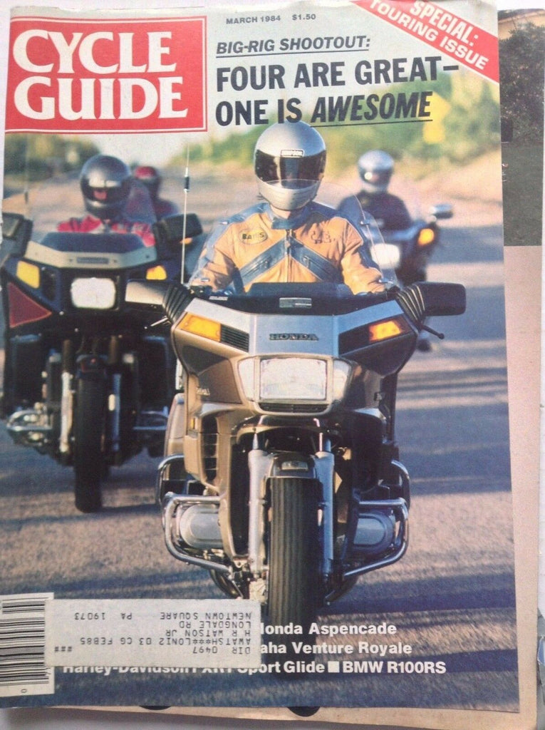 Cycle Guide Magazine Honda Aspencade Venture Royale March 1984 092017nonrh