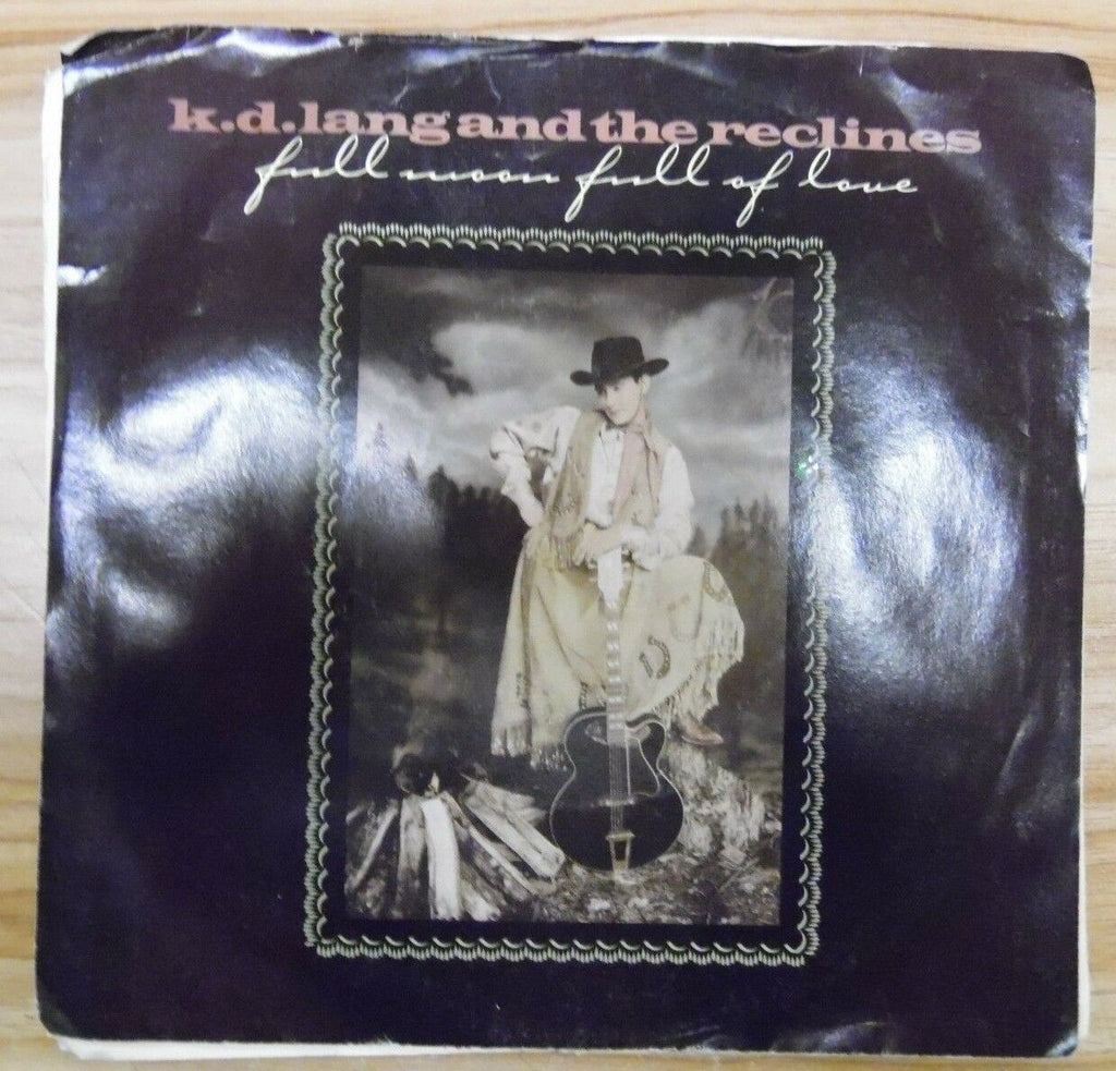 K.D. Lang and The Reclines Full Moon Full of Love Sire 7"/45rpm 021518DB45