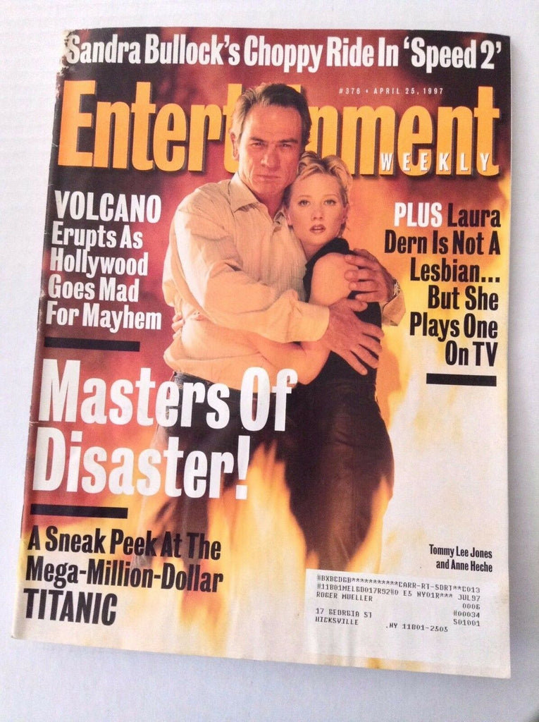 Entertainment Weekly Magazine Tommy Lee Jones April 25, 1997 031517NONRH