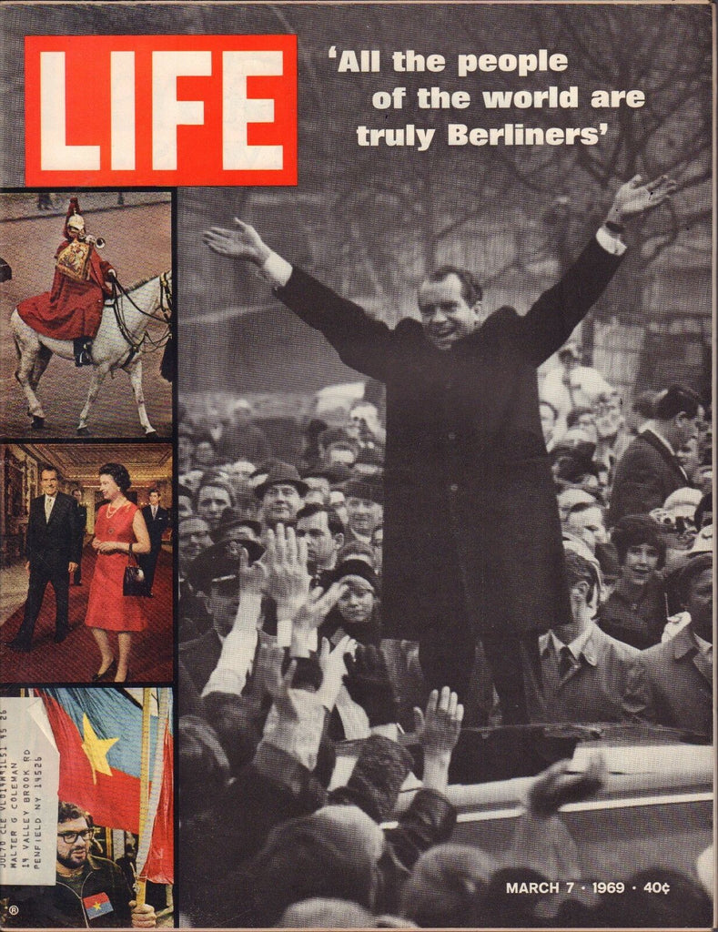 Life March 7 1969 Nixon w/ML VG 093016DBE