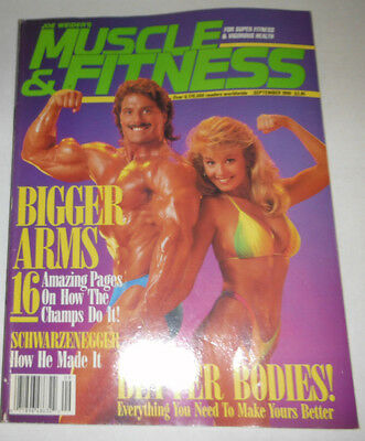 Muscle & Fitness Magazine 16 Pages How To Get Bigger Arms September 1990 081114R