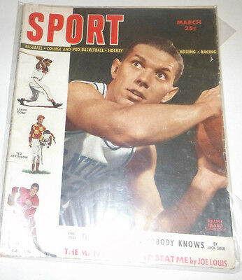 Sport Magazine Stan Musial & Larry Doby & Ted Atkinson March 1949 NO ML 072414R