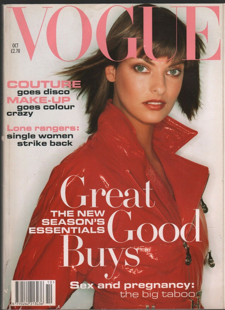 Vogue British UK Fashion Magazine October 1994 Linda Evangelista 020921ame