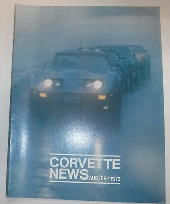 Corvette News Magazine Road Hunt Caravan August/September 1973 081815R