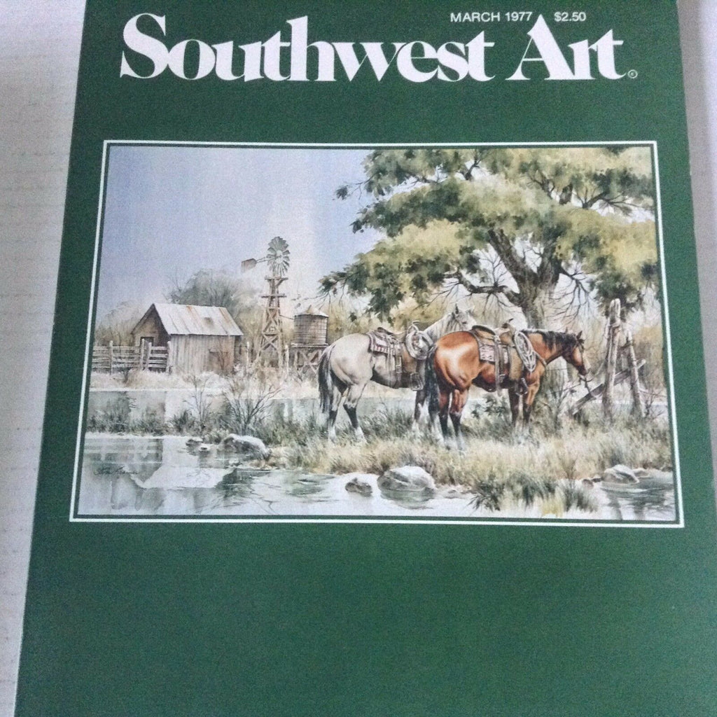 Southwest Art Magazine The Western Mood March 1977 071817nonrh