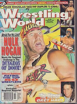 Wrestling World February 1996 Hulk Hogan VG 050416DBE