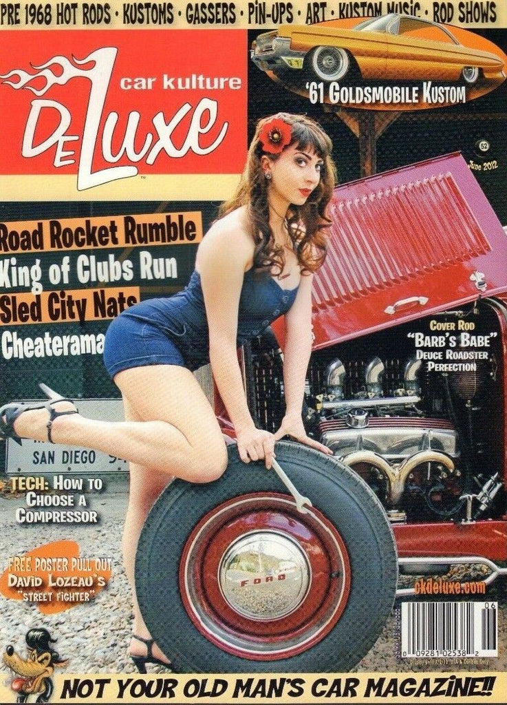 Car Kulture Deluxe Magazine Barb's Babe Deuce Roadster June 2012 011618nonr