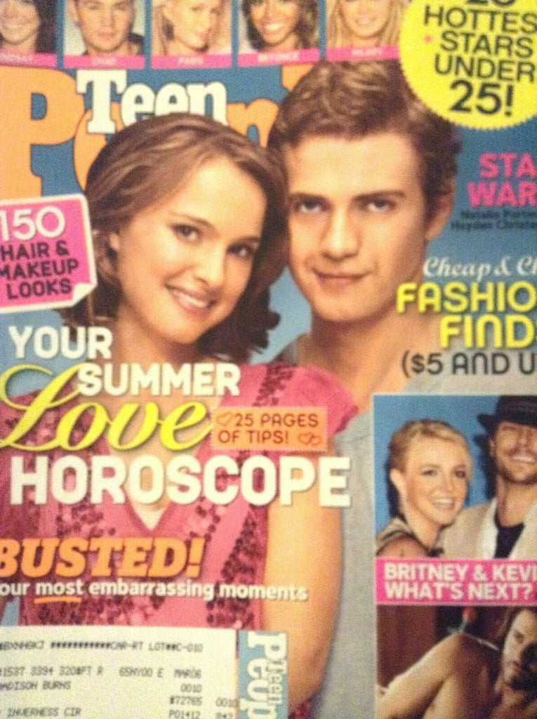 Teen People Magazine Natalie Portman Hayden Christensen Jun/Jul 2005 012419nonrh