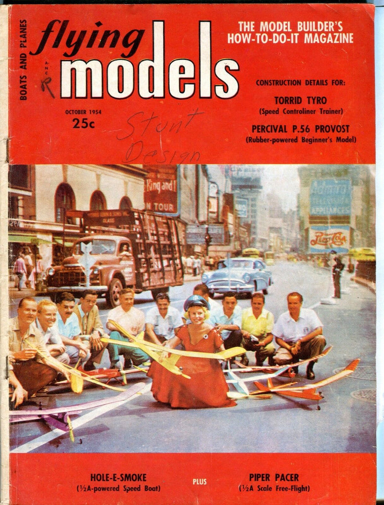 Flying Models Magazine October 1954 Piper Pacer GD No ML 041417nonjhe
