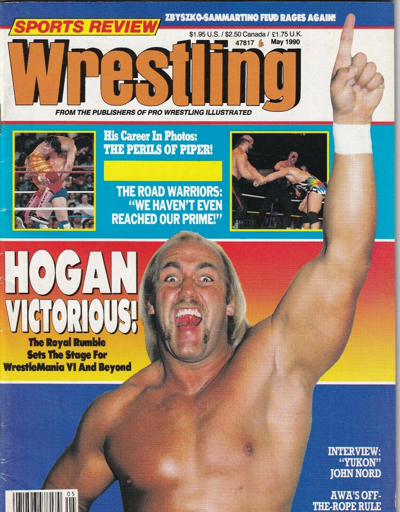 Sports Review Wrestling Magazine Hulk Hogan May 1990 050619nonr