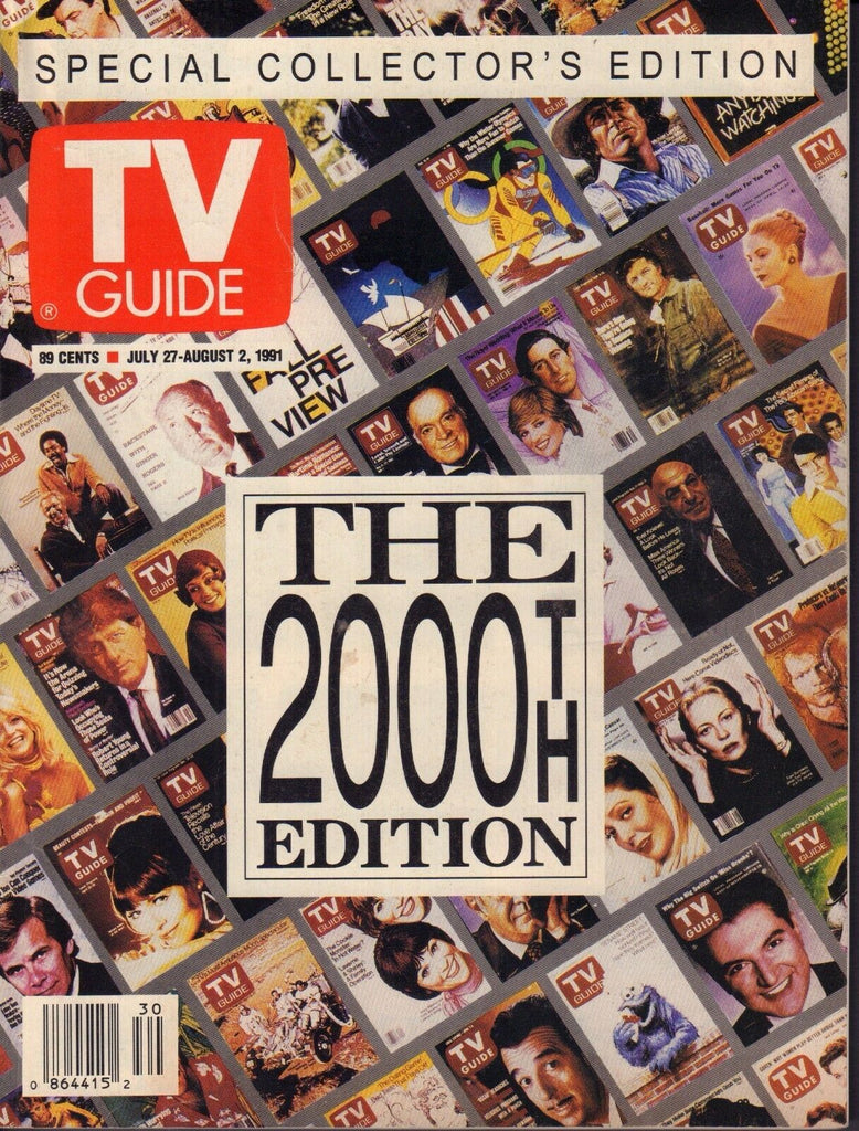 TV Guide Magazine July 27-Aug. 2 1991 2000th Edition 080417nonjhe