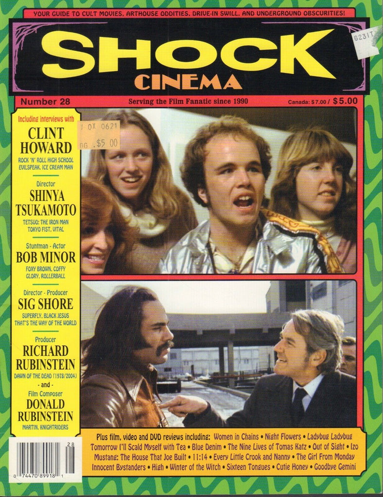 Shock Cinema #28 Clint Howard Shinya Tsukamoto Bob Minor 022818DBE