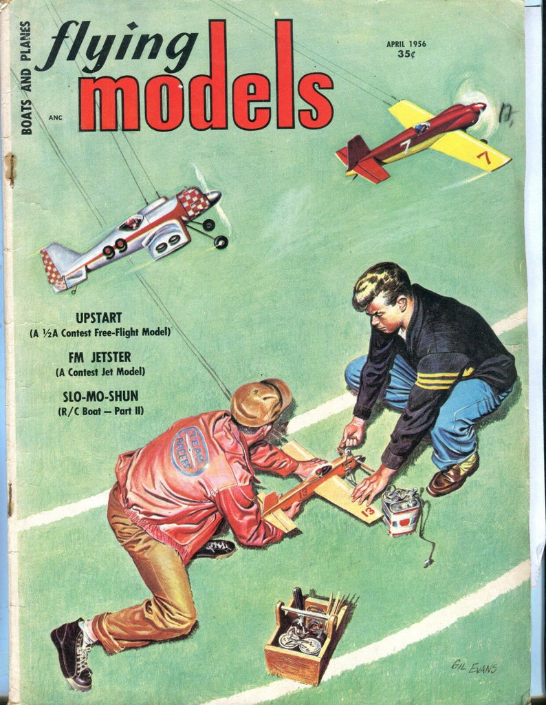 Flying Models Magazine April 1956 FM Jetster VG 042017nonjhe