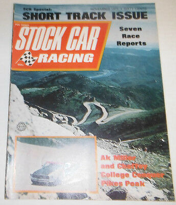 Stock Car Racing Magazine Ak Miller And Chaffey November 1971 072214R1