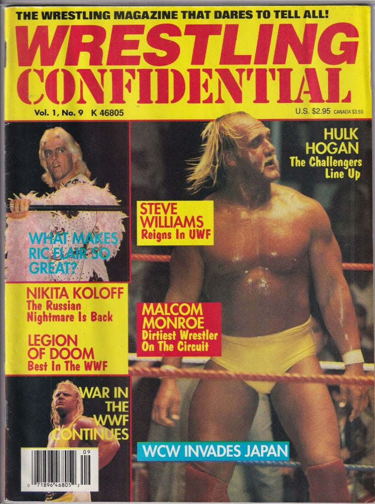 Wrestling Confidential Hulk Hogan Ric Flair Nikita Koloff Vol.1 No.9 091719nonr