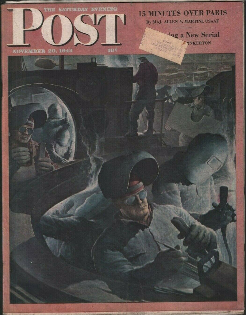 The Saturday Evening Post 15 Minutes Over Paris November 20, 1943 010620nonr