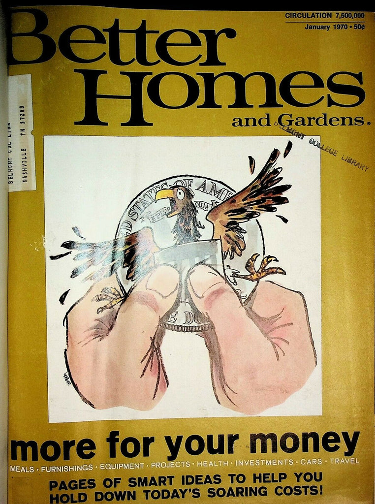 Better Homes & Gardens 1970 12 Monthly Issues Bound Vintage Ads! 021920AME4