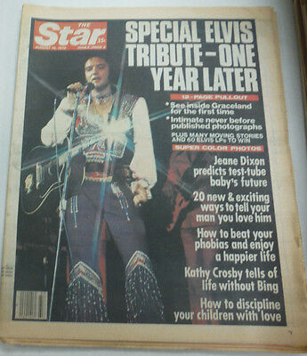 Star Magazine Elvis Presley Jeane Dixon LIKE NEW August 1978 081415R