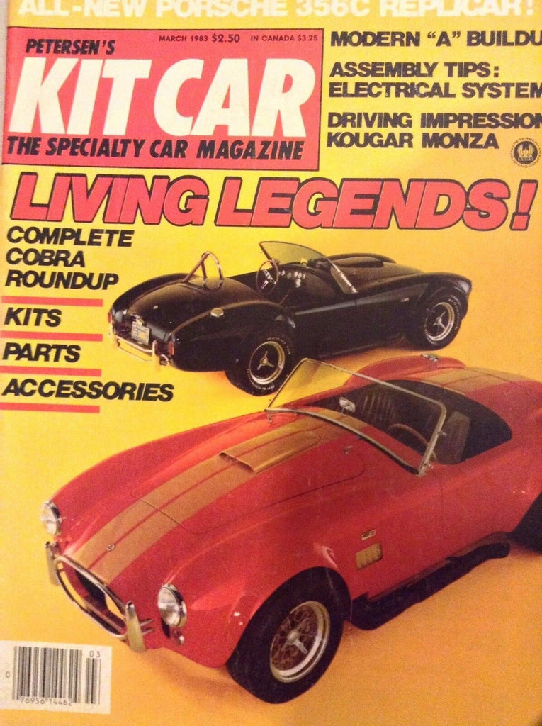 Petersen's Kit Car Magazine Complete Cobra Roundup March 1983 100917nonrh2