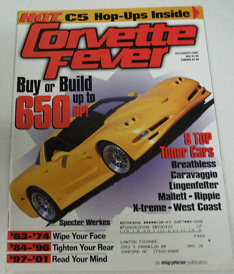 Corvette Fever Magazine 8 Top Tuner Cars December 2000 080714R