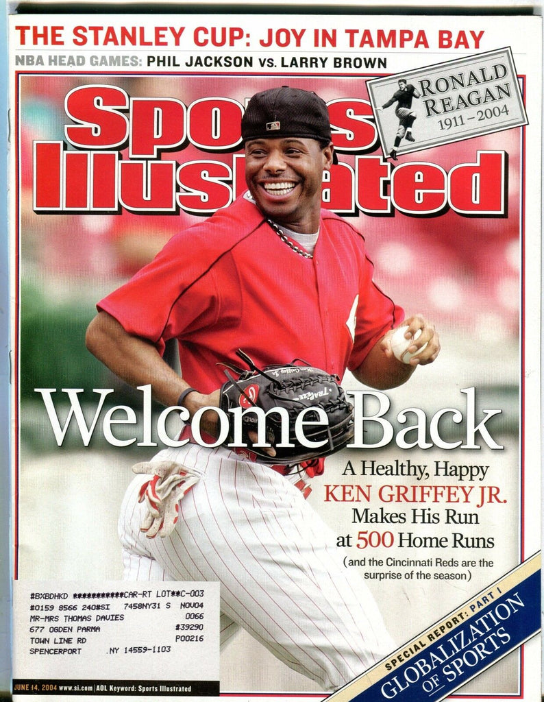 Sports Illustrated Magazine June 14 2004 Ken Griffey Jr. EX w/ML 030717nonjhe