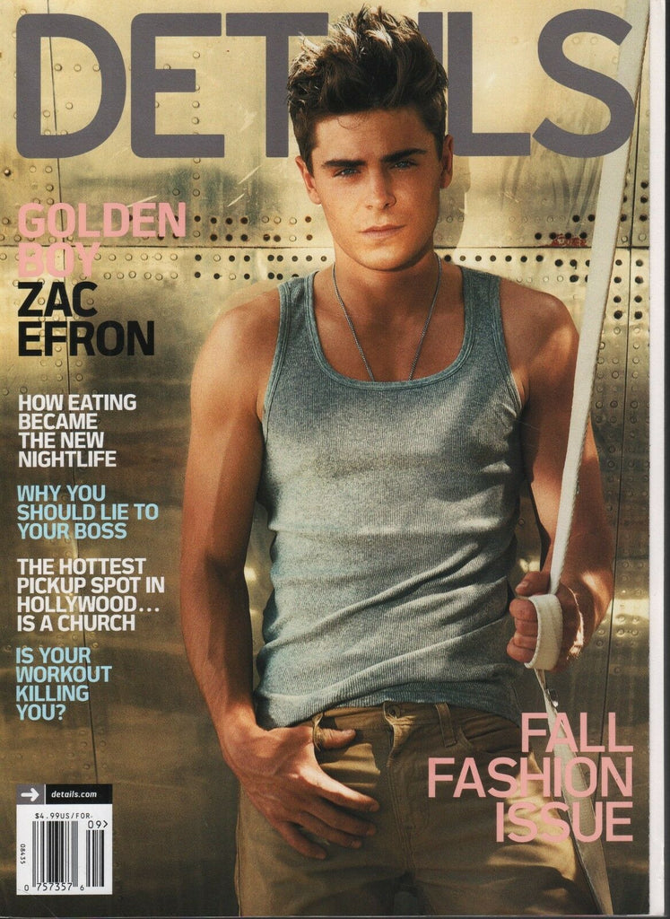 Details September 2010 Zac Efron Norman Jean Roy 052418DBF