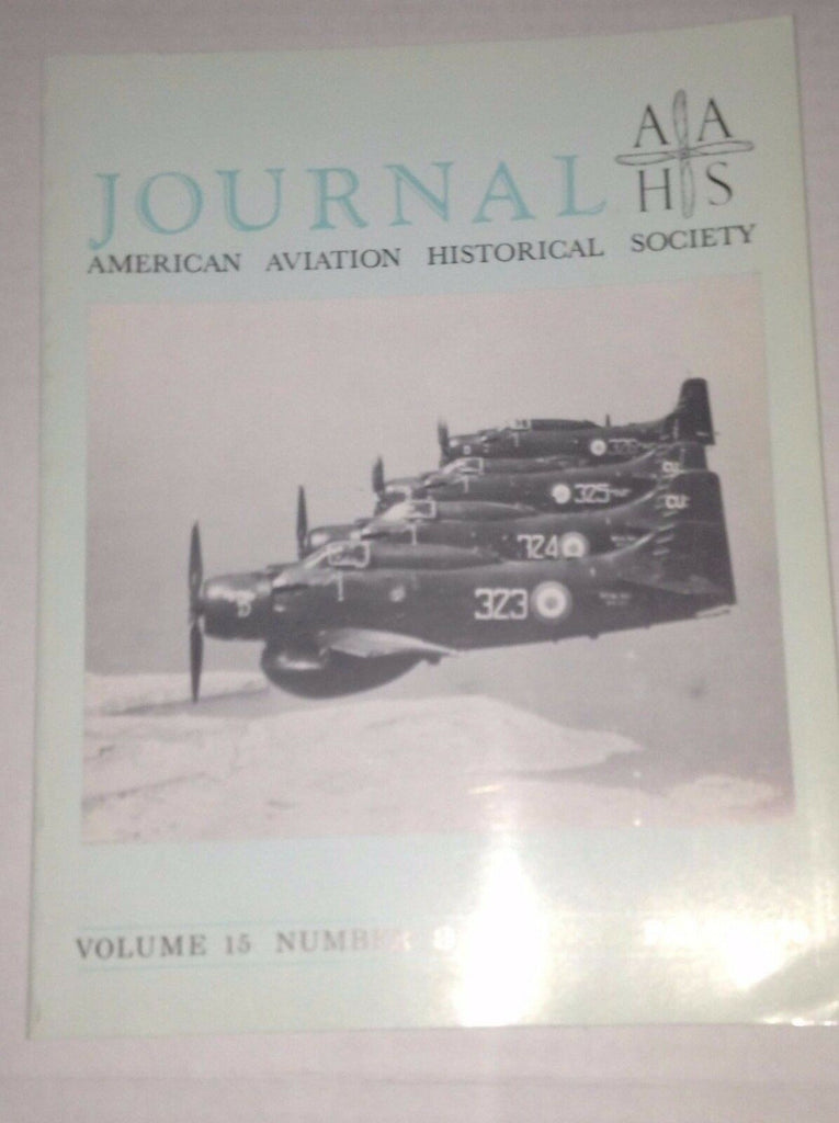AAHS Journal Airplane Magazine Crisis For Nasm Fall 1970 121516rh