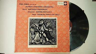 33 RPM Vinyl Paul Paray Ravel Rapsodie Espagnole Mercury MG50056 111214KME