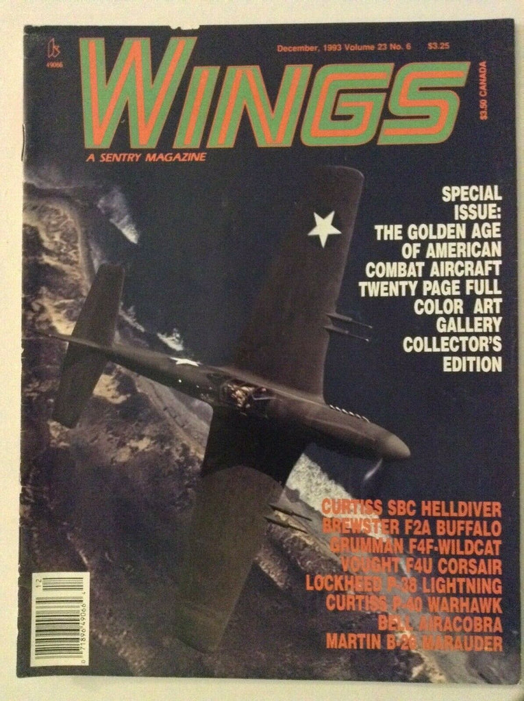 Wings Magazine Curtiss SBC Helldiver Brewster F2A December 1993 050319nonrh