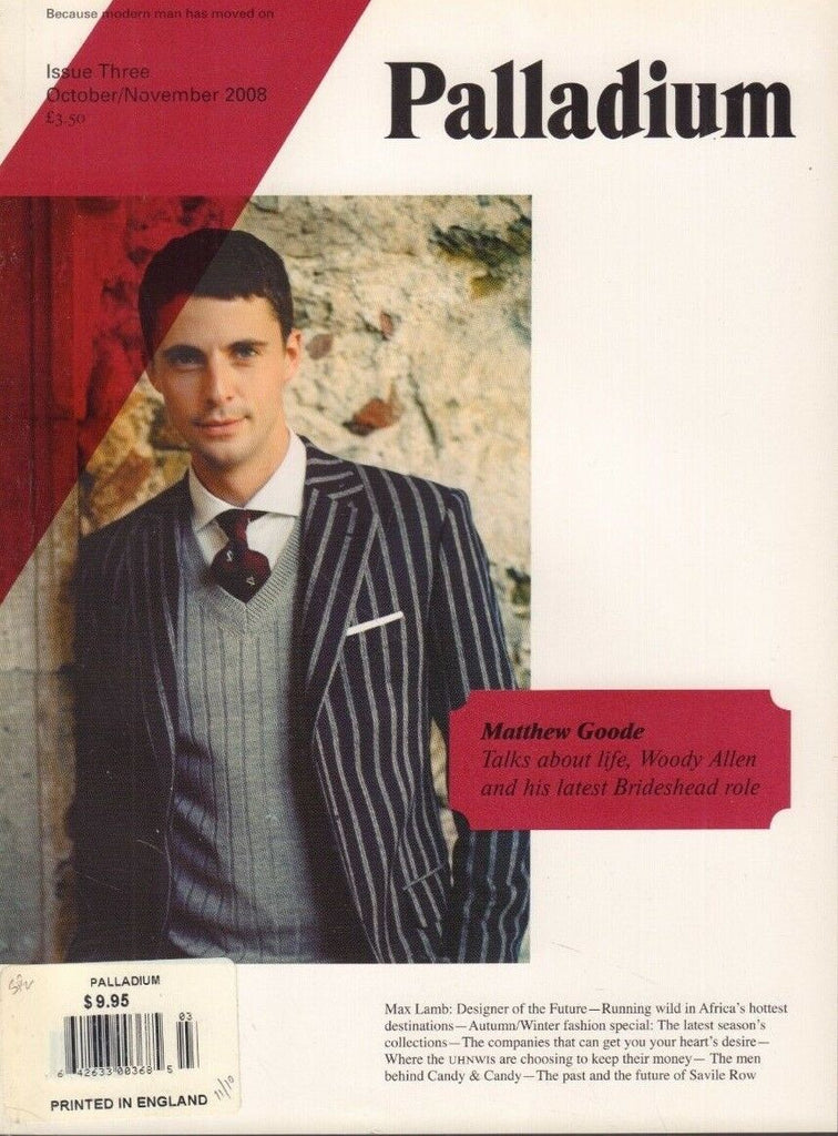 Palladium #3 October November 2008 Mathew Goode Woody Allen 121918DBE