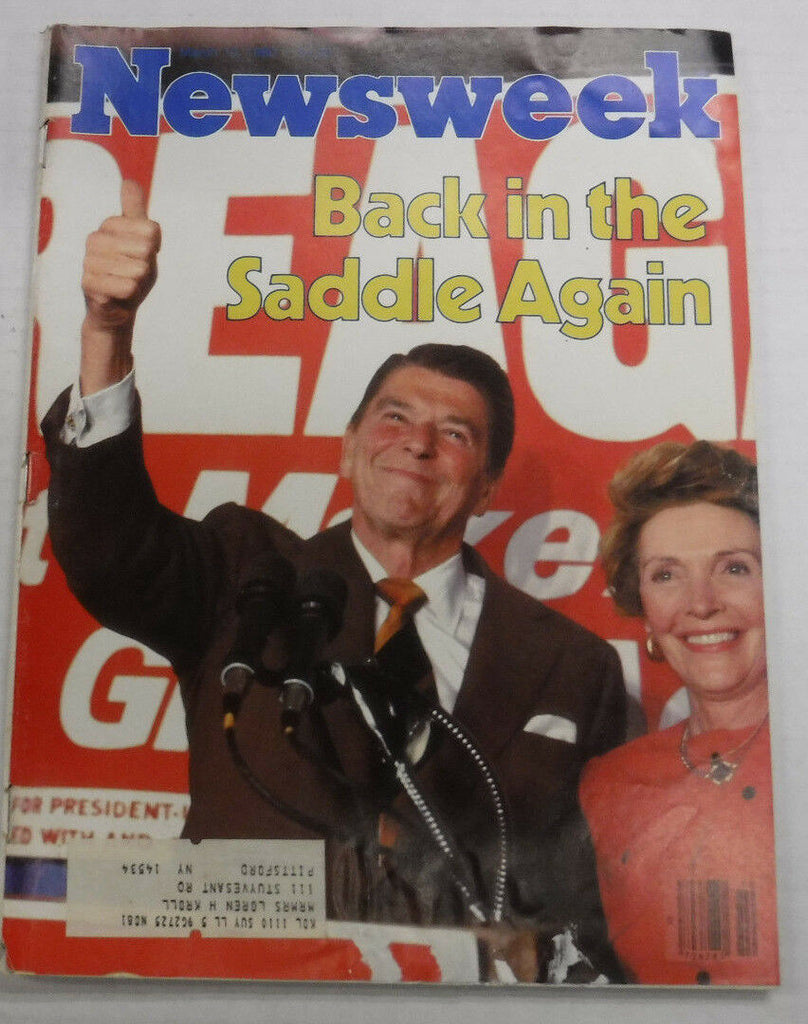 Newsweek Magazine Ronald Reagan & Nancy March 10, 1980 100716R2