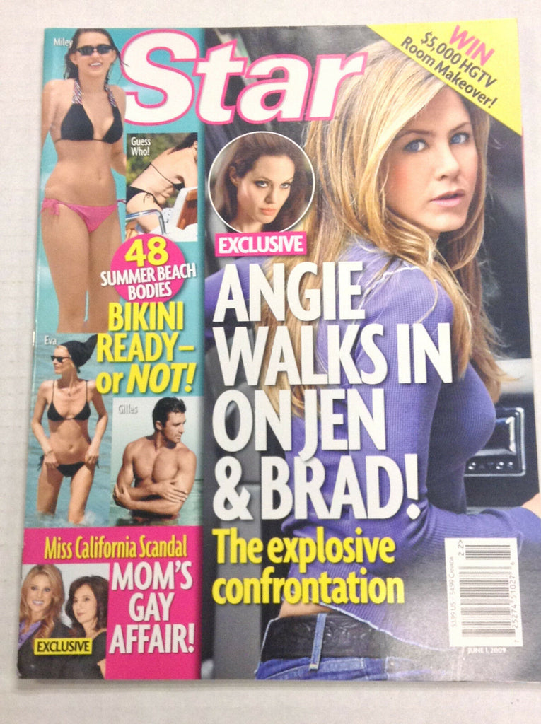Star Magazine Angelina Jolie Miss California Scandal June 1, 2009 010517R
