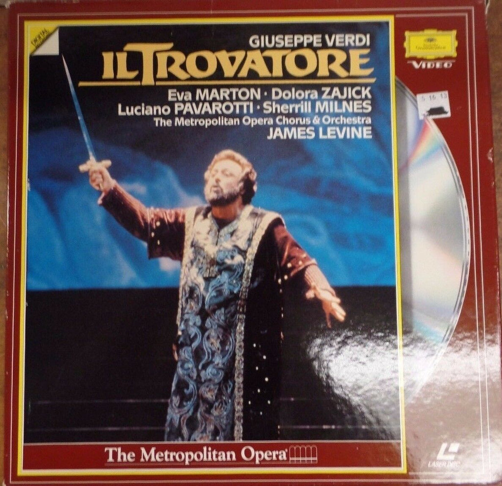 ILTrovatore James Levine the Metropolitan Opera Laser Disc 110216DBE
