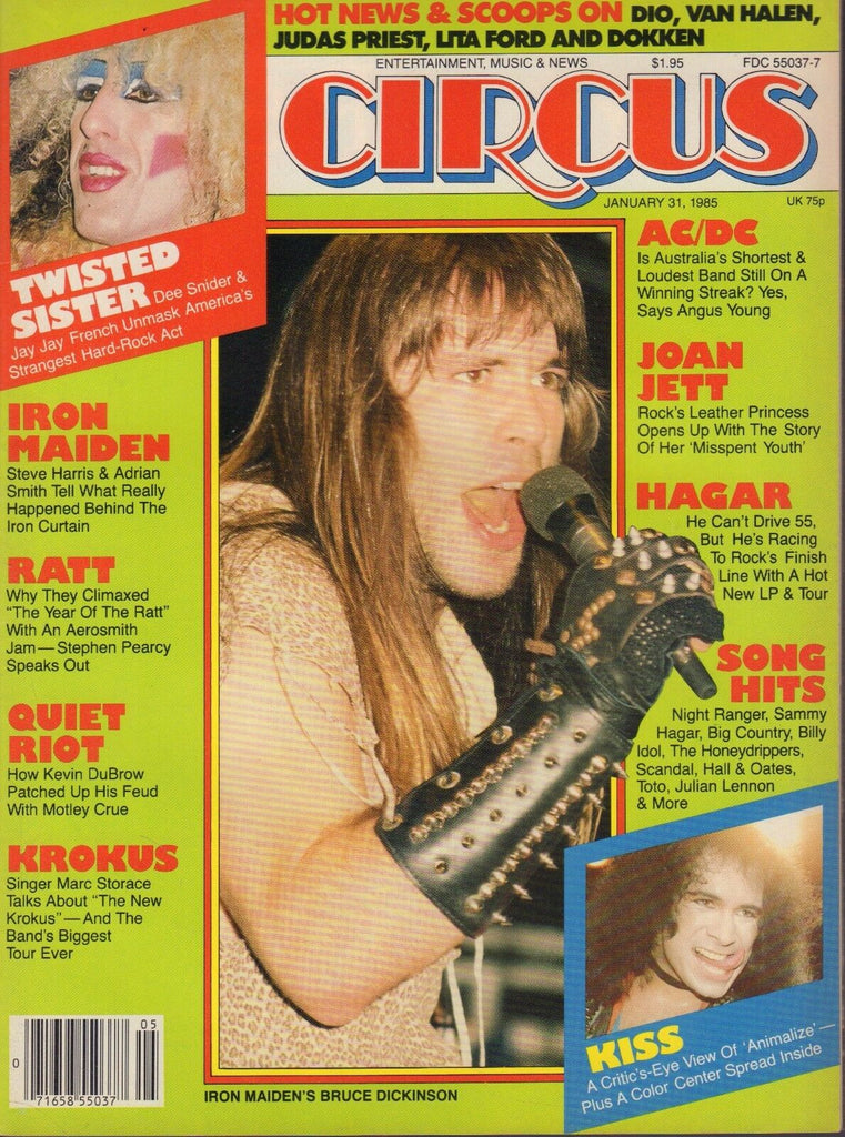 Circus January 31 1985 Twisted Sister, Joan Jett 050317nonDBE