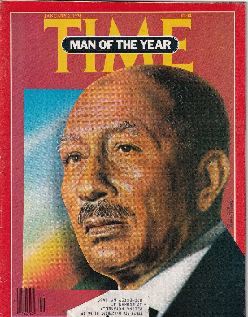 Time Magazine Anwar Sadat Of Egypt January 2, 1978 051419nonr