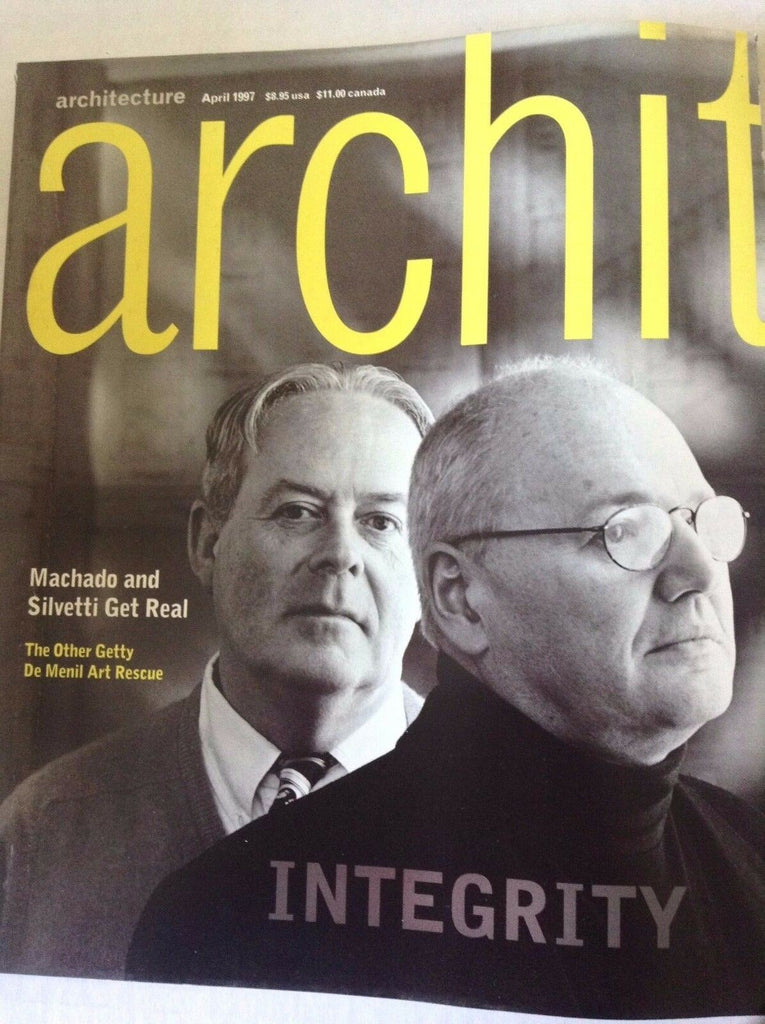 Architecture Magazine Machado And Silvetti Get Real April 1997 081817nonrh