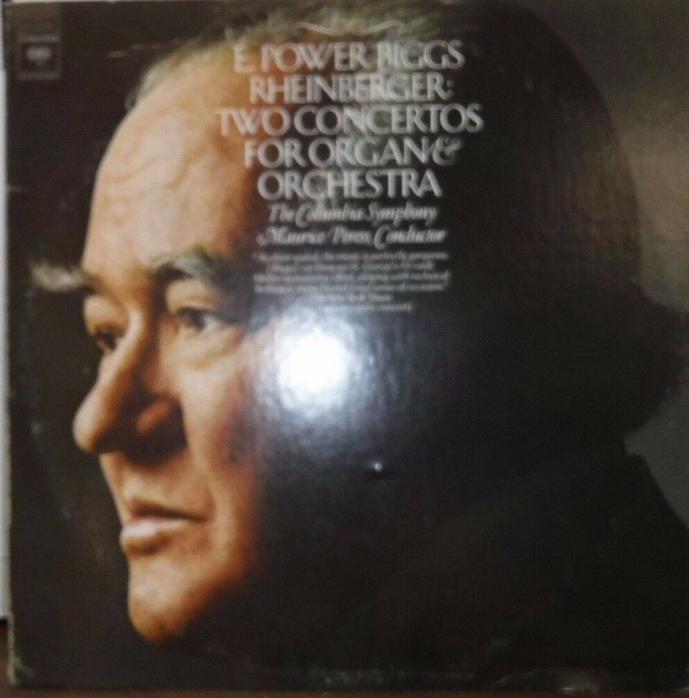 E Power Biggs Rheinberger Two Concertos for Organ & Orchestra 101516LLE