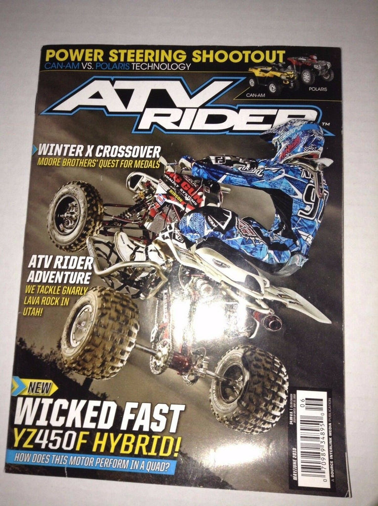 ATV Rider Magazine Moore Brothers' YZ450F Hybrid May/June 2010 040117NONRH