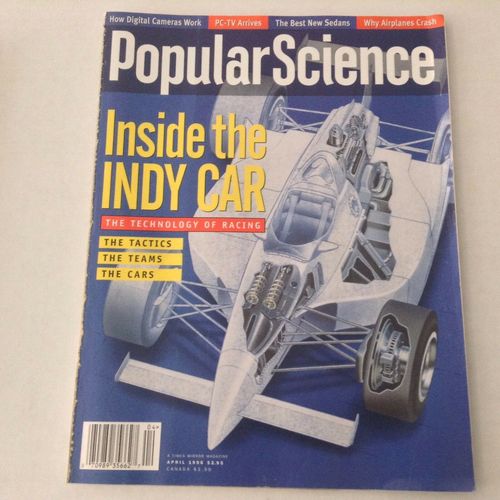 Popular Science Magazine Inside Indy Car The Tech April 1996 062517nonrh2