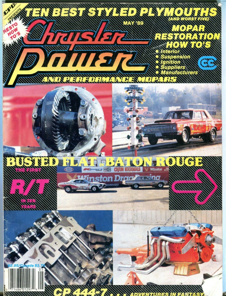 Chrysler Power Performance Mopars Magazine May 1989 VG No ML 100616jhe