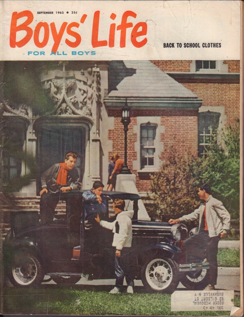 Boys life September 1962 Back To School Clothes w/ML 011717DBE