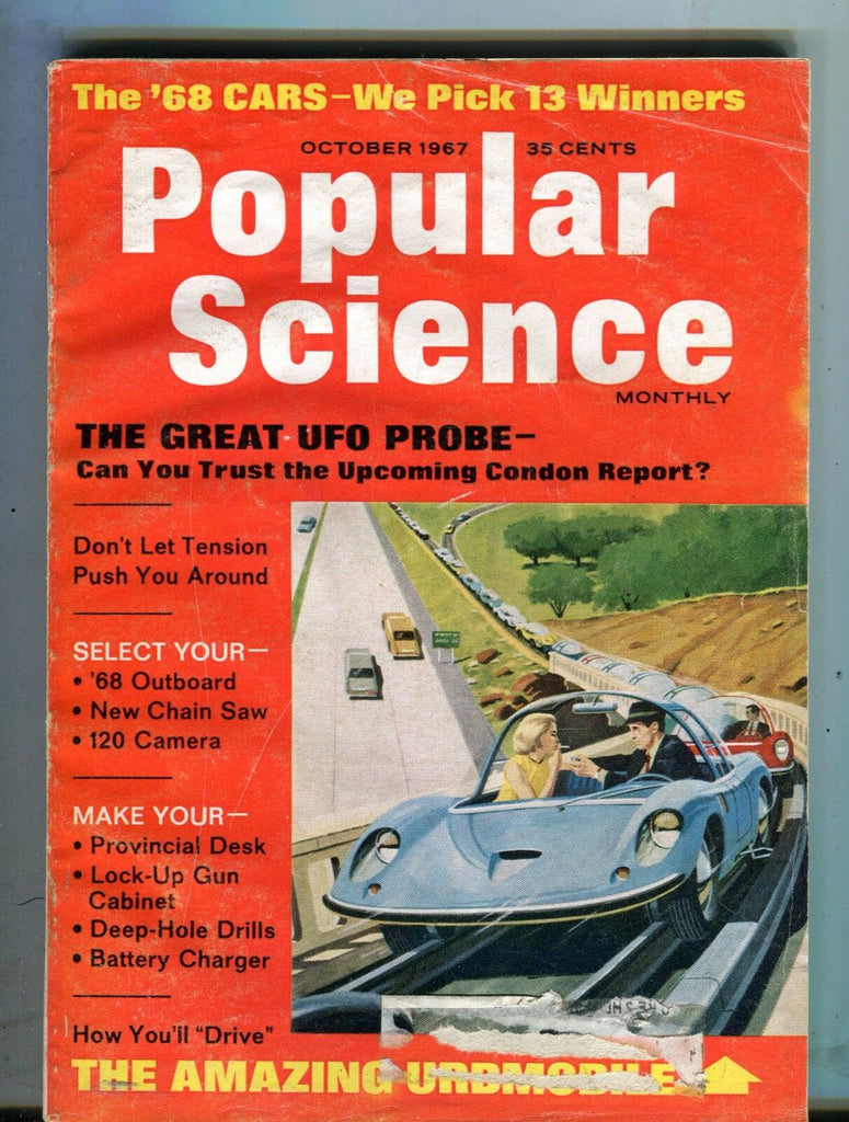 Popular Science Magazine October 1967 Urbmobile UFO Probe 062217nonjhe