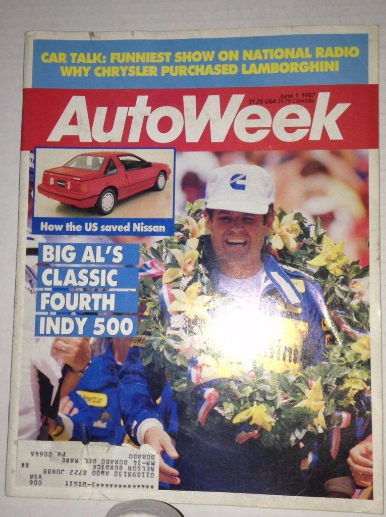 Autoweek Magazine Big Al's Classic Fourth Indy 500 June 1, 1987 011717RH