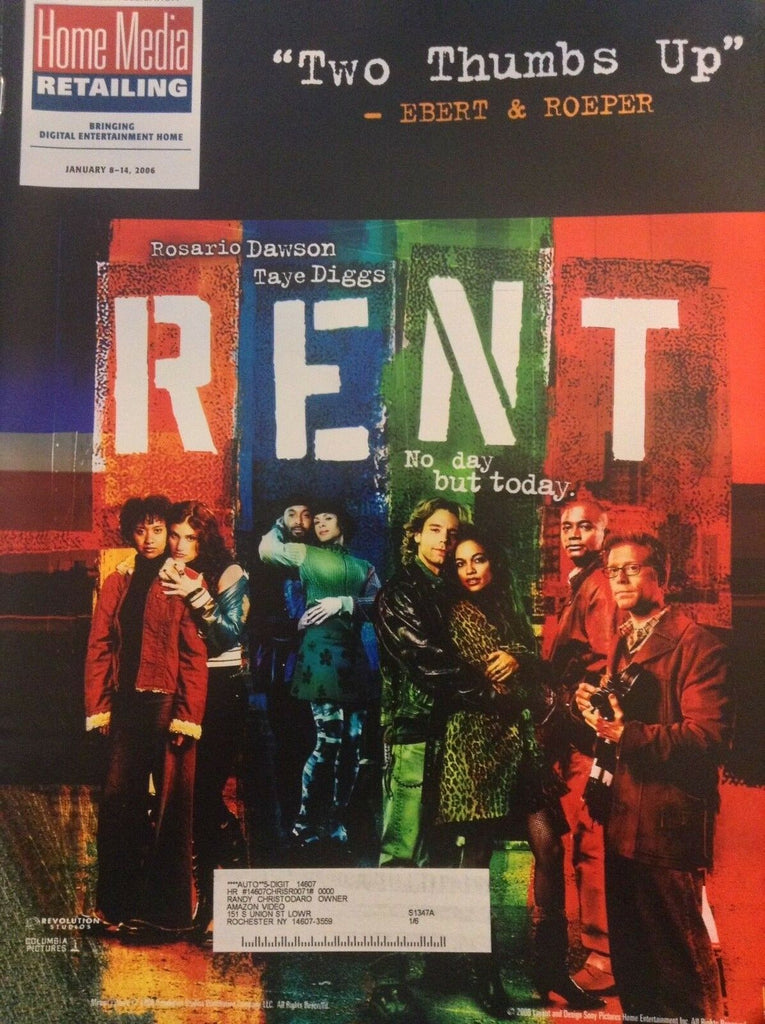 Home Media Retailing Magazine Rent Rosario Dawson January 8, 2006 010118nonrh