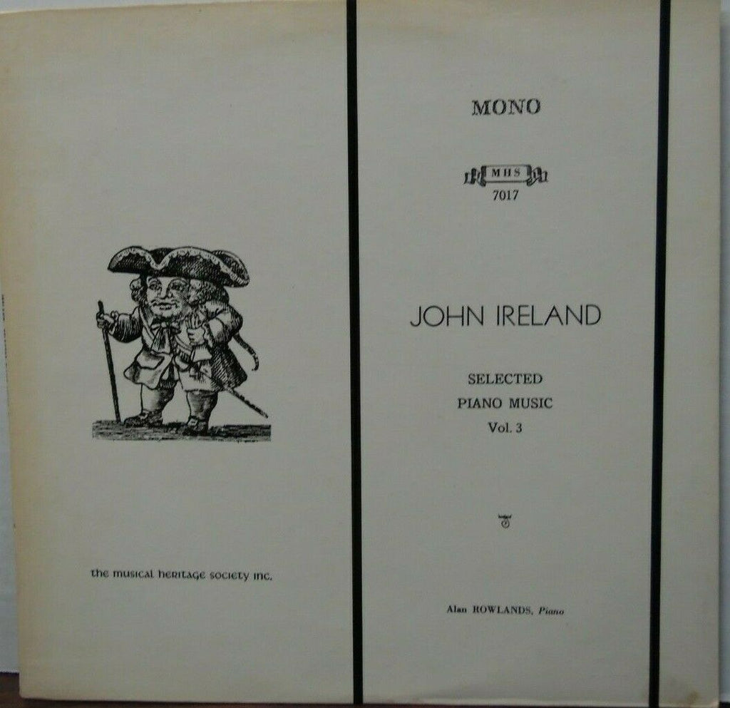 John Ireland Selected Piano Music vol. 3 vinyl MHS7017 020120LLE