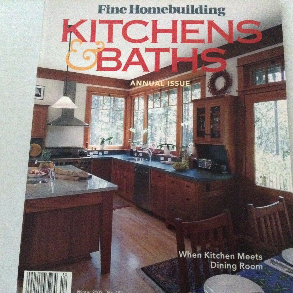 Kitchens & Baths Magazine When Kitchen Meets Dining Winter 2002 070817nonrh2