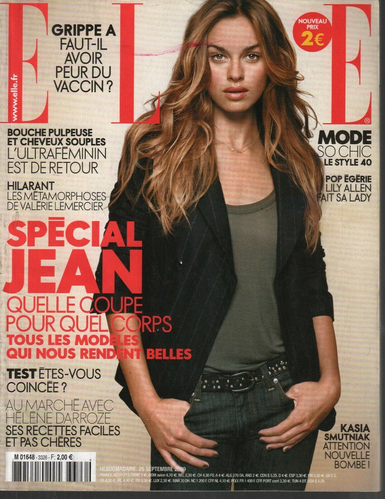 Elle French Fashion Magazine 25 Septembre 2009 Kasia Smutniak 091819AME2