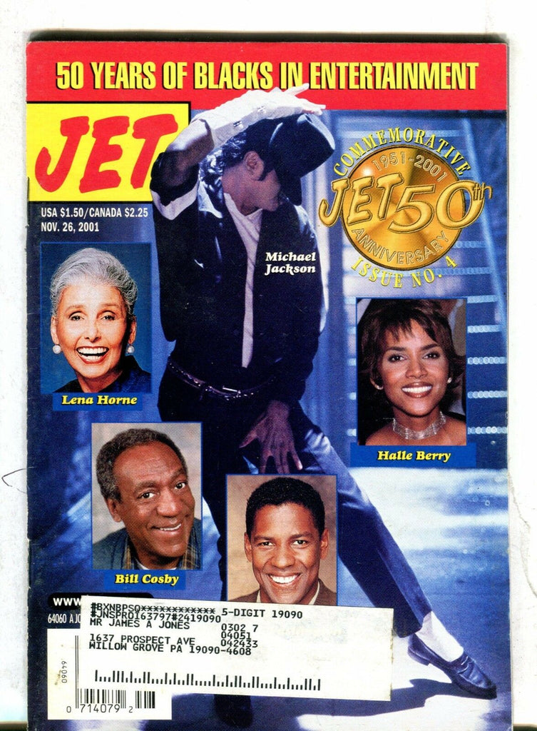 Jet Magazine November 26 2001 Michael Jackson Halle Berry 071117nonjhe