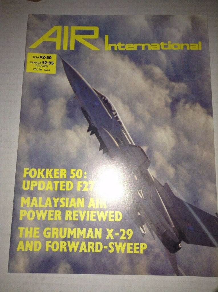 Air International Plane Magazine Fokker 50 Updated F27 April 1984 120716rh2